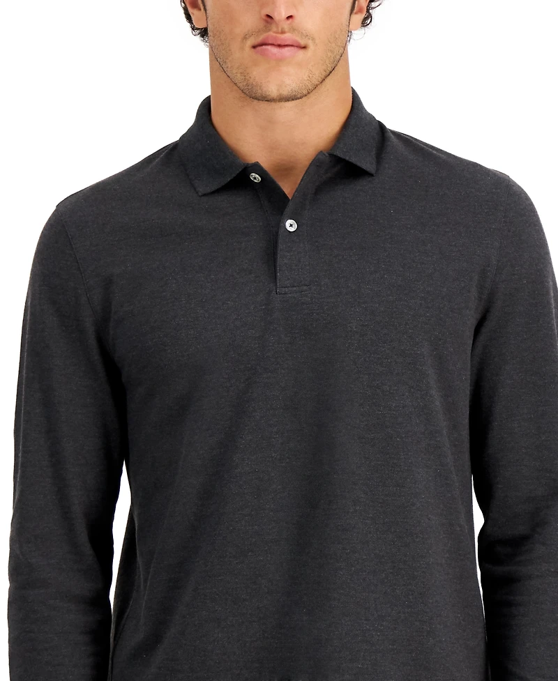 Club Room Men's Solid Stretch Polo, Created for Macy's