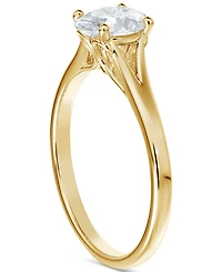 Portfolio by De Beers Forevermark Diamond Oval-Cut Engagement Ring (1/2 ct. t.w.) in 14k Gold