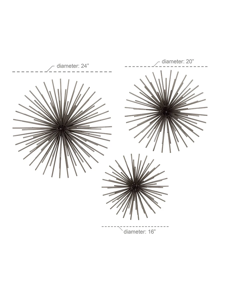 Contemporary Wall Decor, Set of 3