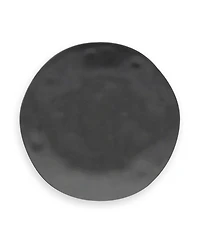 Abode Homewares Planta Matte Black Melamine Dinner Plates, Set Of 6