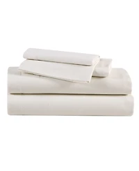 Eddie Bauer Solid 100% Cotton Flannel 4-Piece Sheet Set, Full