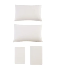 Eddie Bauer Solid 100% Cotton Flannel 4-Piece Sheet Set, Full