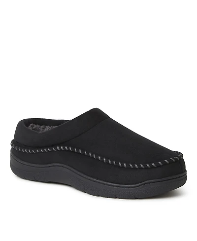 Dearfoams Men's Thompson Moccasin Toe Clog House Shoe Slipper