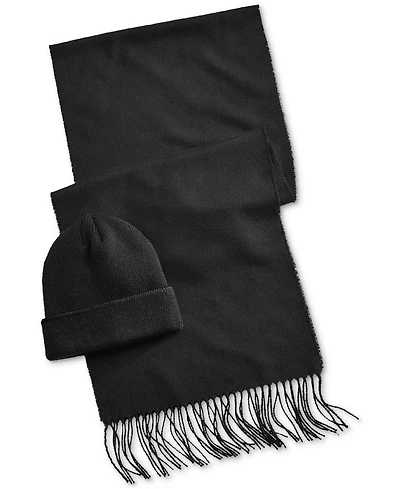 Club Room Men's Beanie & Scarf Set, Created for Macy's