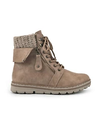 Cliffs by White Mountain Women's Kaylee Lace-Up Boots