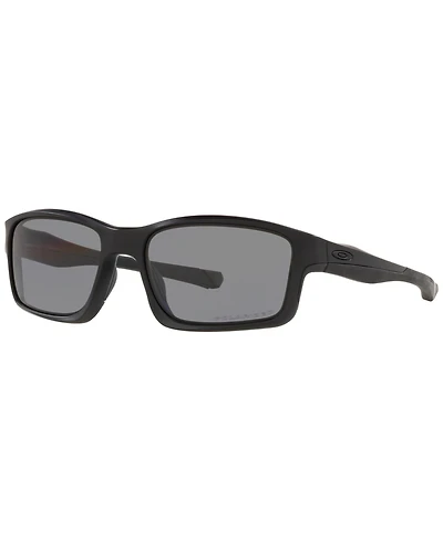 Oakley Men's Rectangle Sunglasses, OO9247 57 Chainlink
