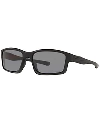 Oakley Men's Rectangle Sunglasses, OO9247 57 Chainlink