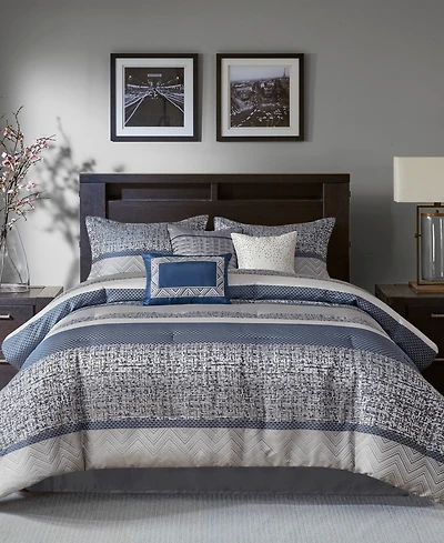 Madison Park Rhapsody Jacquard 7-Pc. Comforter Set