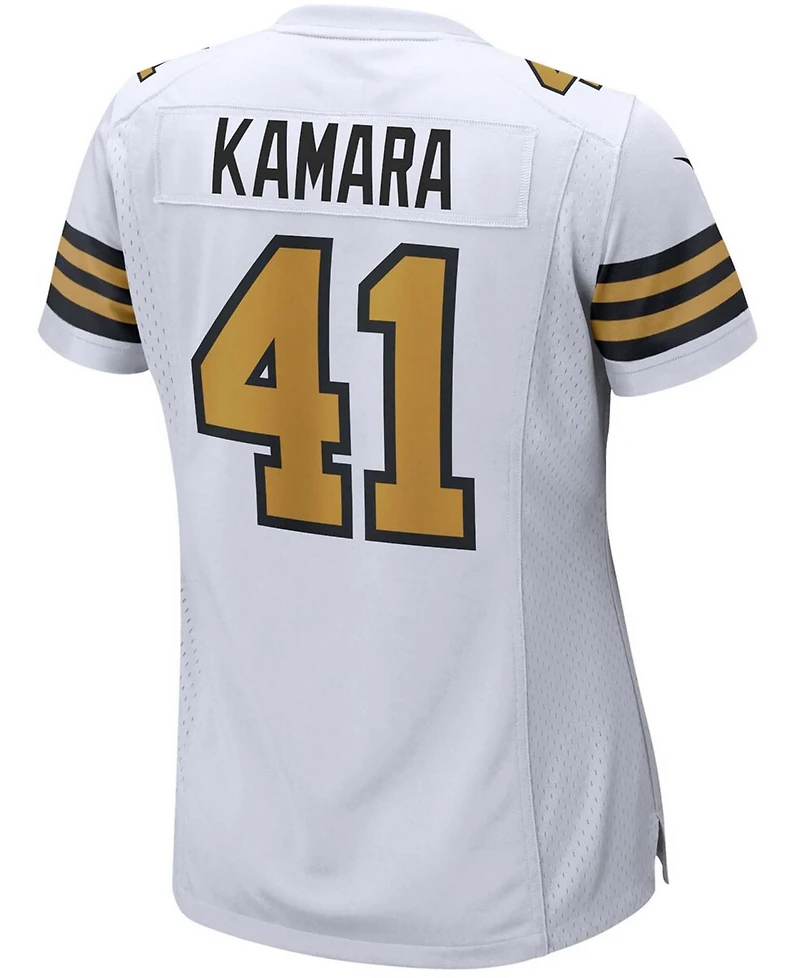 Women's Alvin Kamara White New Orleans Saints Alternate Game Player Jersey