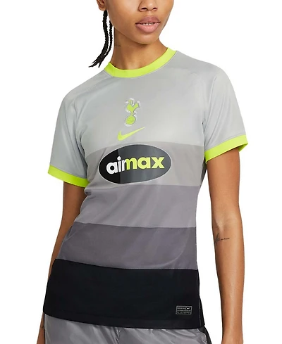 Women's Black and Gray Tottenham Hotspur 2020/21 Fourth Stadium Air Max Replica Jersey