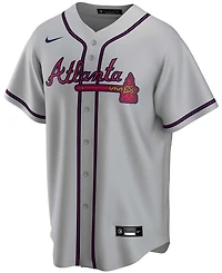 Men's Ronald Acuna Jr. Gray Atlanta Braves Road Replica Player Name Jersey