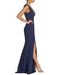 Dress the Population Women's Sandra V-Neck Gown