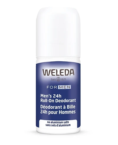 Weleda Men's 24 Hours Roll-On Deodorant, 1.7 oz