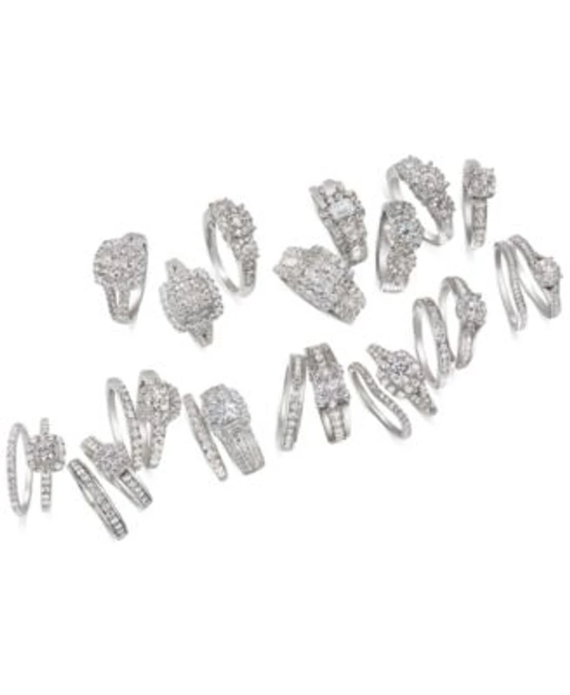 Diamond Bridal Set Collection In 18k Gold