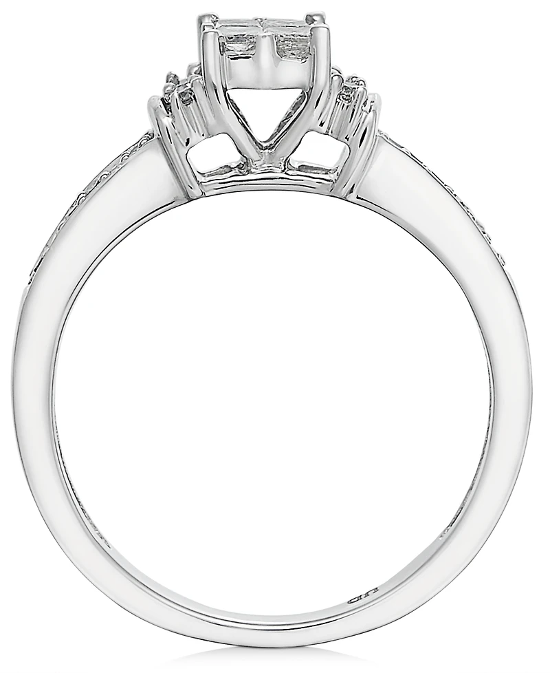 Diamond Promise Ring in 10k White gold (1/4 ct. t.w.)