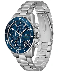 Hugo Boss Men's Admiral Chronograph Stainless Steel Bracelet Watch 45mm