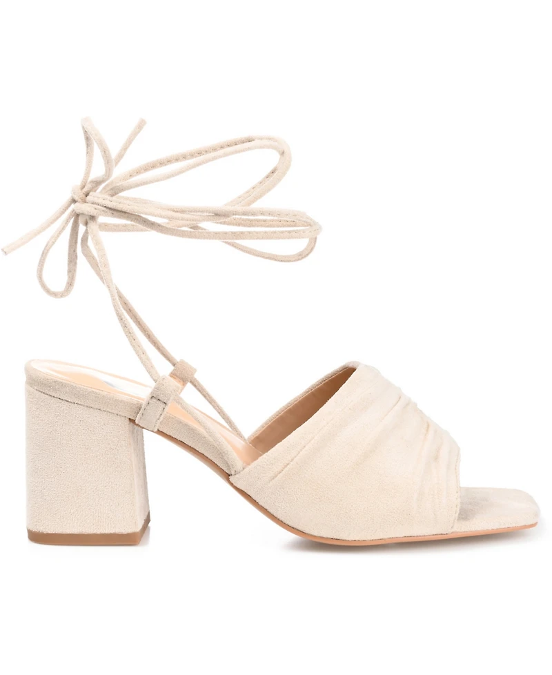 Journee Collection Women's Felisity Ruched Sandals