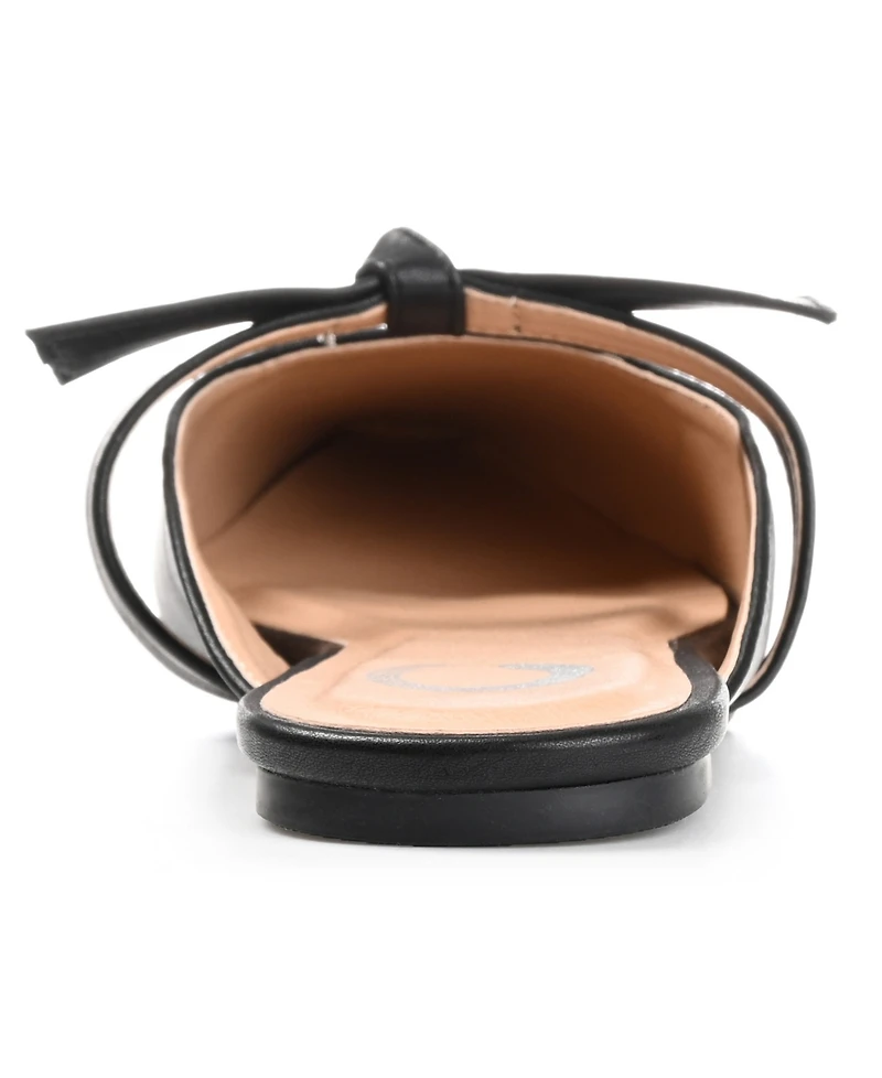 Journee Collection Women's Missie Bow Strap Mules