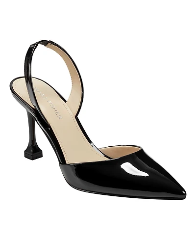 Marc Fisher Women's Hadya Pointy Toe Stiletto Slingback Pumps