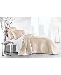 Hotel Collection Variegated Stripe Velvet Coverlet Set, Full/Queen, Exclusively at Macy's