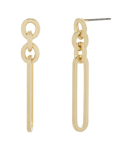 14K Gold Plated Laney Chain Earrings