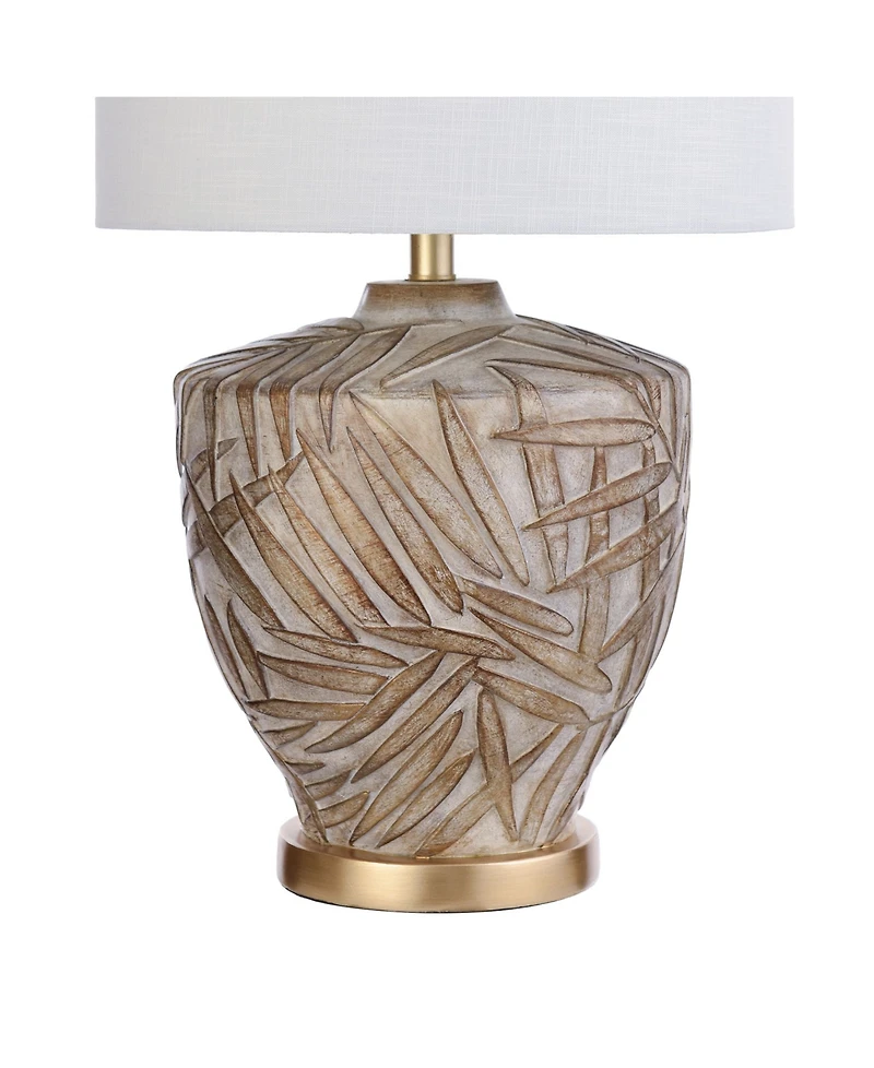 Lalita Palm Leaf Print Table Lamp