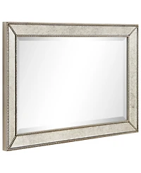 Empire Art Direct Solid Wood Frame Covered with Beveled Antique Mirror Panels