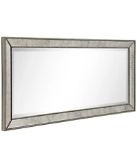 Empire Art Direct Solid Wood Frame Covered with Beveled Antique Mirror Panels