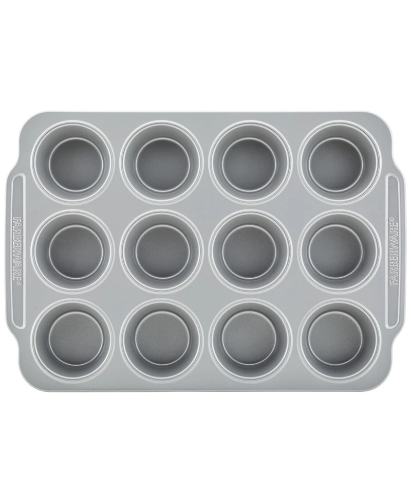 Farberware Nonstick Bakeware Double Batch Muffin and Cupcake Pan Set, 2-Piece
