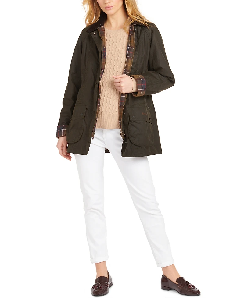 Barbour Beadnell Waxed Cotton Coat