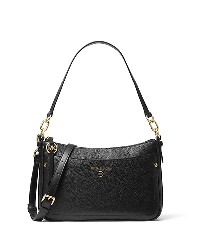 Michael Michael Kors Women's Jet Set Charm Top Zip Leather Convertible Crossbody Shoulder Bag