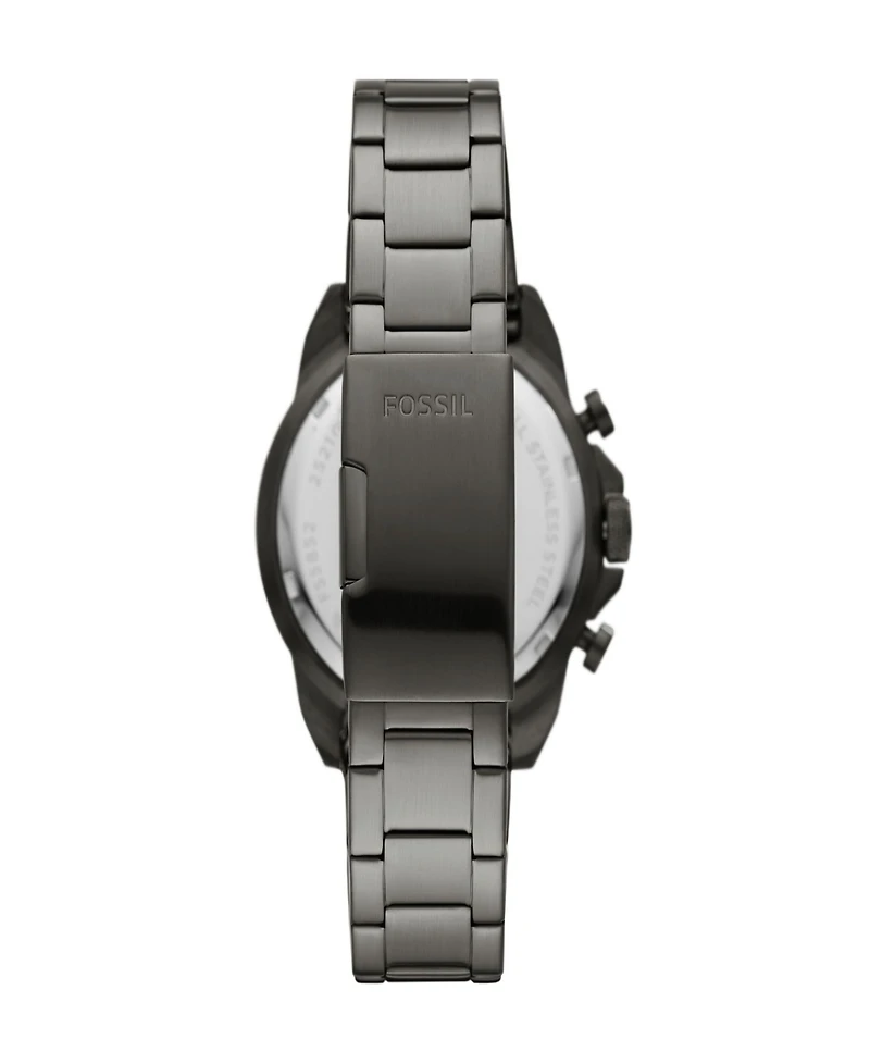 Fossil Men's Bronson Chronograph Gray Stainless Steel Bracelet Watch 44mm
