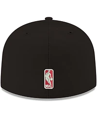 New Era Men's Black Chicago Bulls Official Team Color 59FIFTY Fitted Hat