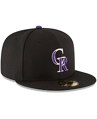 New Era Men's Colorado Rockies Authentic Collection On Field 59FIFTY Structured Hat