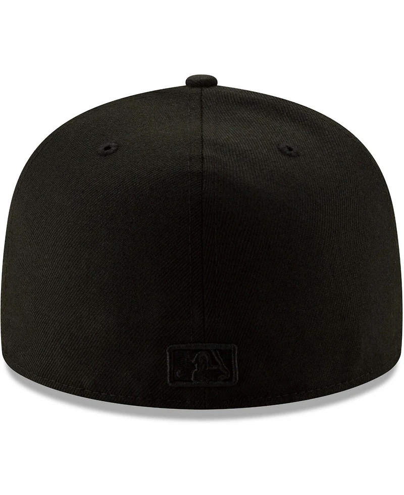 New Era Men's Black Miami Marlins 2019 Black-on-Black 59FIFTY Fitted Hat