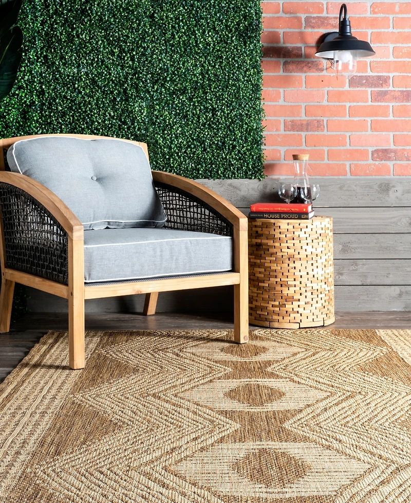 nuLoom Cabana GBCB01A 5' x 8' Outdoor Area Rug