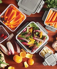 Rachael Ray Stacking 10-Pc. Square Food Storage Container Set