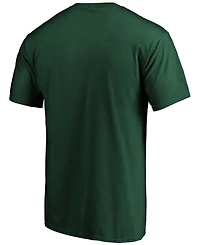 Men's Green Minnesota Wild Team Primary Logo T-shirt