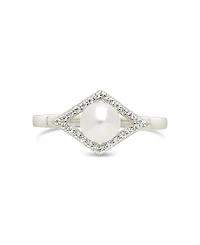 Sterling Forever Women's Alessia Evil Eye Ring