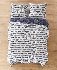 Levtex Bakio Coastal Escape Reversible 3-Pc. Quilt Set, Full/Queen