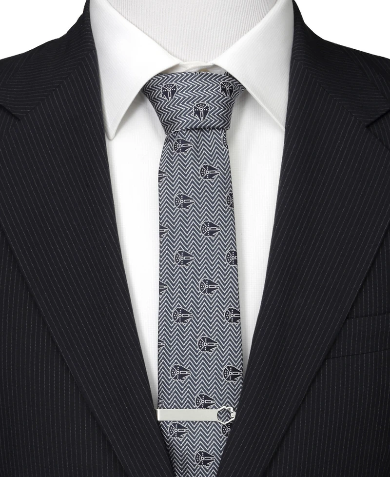 Star Wars Men's Millennium Falcon Herringbone Tie