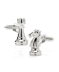 Ox & Bull Trading Co. Men's Knight and Rook Chess Piece Cufflinks