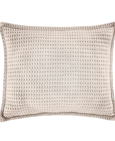 White Sand Pebble Beach Honeycomb Sham, King