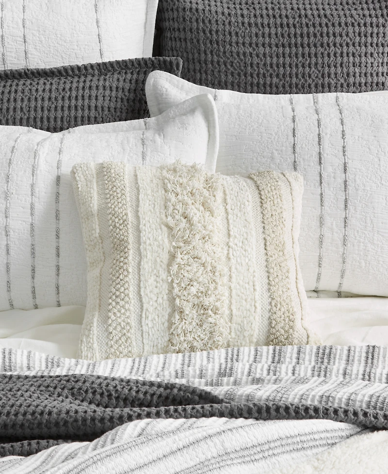 White Sand Driftwood Decorative Pillow, 18" x 18"