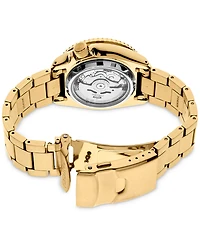 Seiko Men's Automatic 5 Sports Gold-Tone Stainless Steel Bracelet Watch 43mm