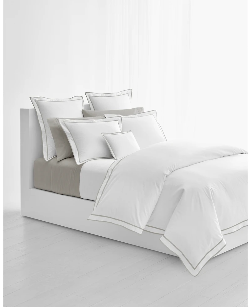 Lauren Ralph Spencer 300 Thread Count Sateen Border Pillowcase Pair