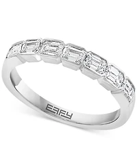 Effy Diamond Emerald-Cut Band (3/4 ct. t.w.) in 14k White Gold