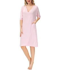 Ink+Ivy Women's Dolman Sleeve Dress with Side Patch Pockets