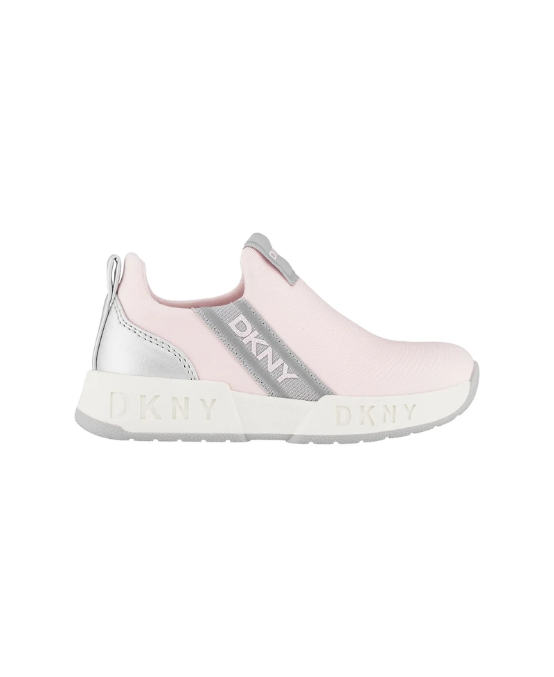 Dkny Toddler Girls Maddie Stripe Slip-On Padded Sneakers