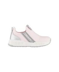 Dkny Toddler Girls Maddie Stripe Slip-On Padded Sneakers